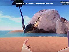Monster Girl Island Anime Mermaid with BIG BOOBS Gives Blowjob and Pussy CREAMPIE!