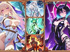 i'm obsessed with these anime battle babes in wild action