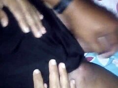 I felt wild with a giant dildo in double penetration.