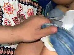 Hey, watch this hot Desi wife get pounded by hubby's friend