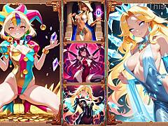 i'm obsessed with these anime battle babes in wild action