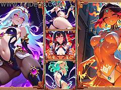 i'm obsessed with these anime battle babes in wild action