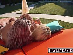 gorgeous blonde stepsisters hayley davies rock