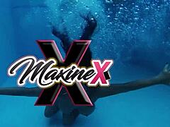 I saw bondage action with Asians Maxine X in a dark dungeon