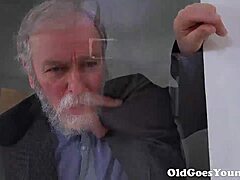 old man next-door eats pussy like pro