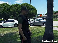 Real Latina Babe Pounded Hard by Lucky Agent in Casting
