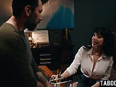 see this naughty latina milf little puck seduce a huge cocked director