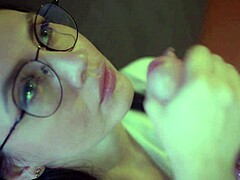 naughty woman masters sloppy blowjob for lovers
