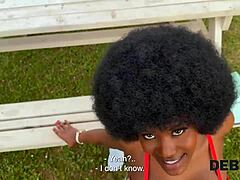 man, i got into debt4k mess but this hard ebony cock outdoors saved me