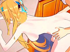 Escoffier Craves You to Lick Her Wet Pussy in Genshin Impact Hentai. Dive into Her Wild Anime Fantasy.