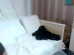 maxine x teases her slick asian clit