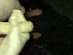 Just casually masturbating outside at night under the stars