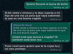 yo, just had a whatsapp chat with my buddy oscar's boss and banged her again