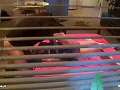 College babe gets tied up for a rough, hard session