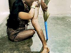 desi indian girl gets wild with local boys