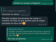 yo, just had a whatsapp chat with my buddy oscar's boss and banged her again