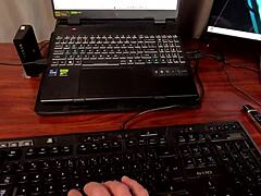 I’m Craving My Colleague’s Big White Cock, Swallowing Cum and Spitting on Tits