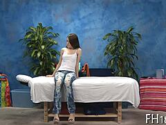 Exposed body during a massage session with unexpected twists.