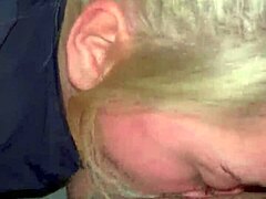 sloppy blowjob close-up with tons of spit and wet action