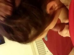 Curious White Girl with Big Ass Sucking Cock