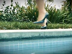 Hey Jillian Jansen, wanna cool off in the pool with Seth's cock inside you?