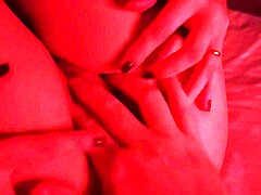 Giving it real good to my husband!