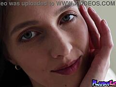 Stacy Cruz Unveils Big Natural Boobs in Passionate Striptease