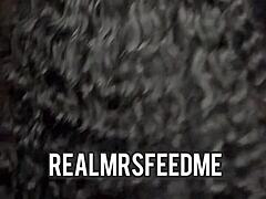 hood hoe mrsfeedme gets sloppy blowjob and creampie action
