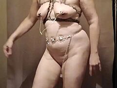 i can't resist showing off my sexy striptease skills