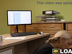 Blonde beauty trades missionary drilling for quick cash. What's her secret deal?