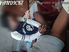 african nanny toys with boss's black dick while wife’s away at work