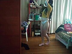 Hey Laura, why so sexy dancing in underwear before getting fucked?