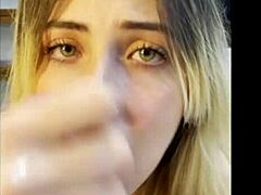 Intense POV blowjob surprises lucky stepdad in homemade clip