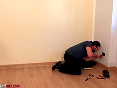 Wow, what a trampling session with boots! Another amazing job in this full domination clip.