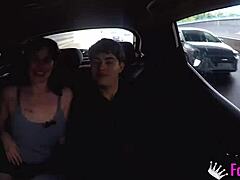 curvy latina mommy gets bent over by a massive cock in public casting