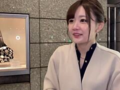 This stunning Japanese babe with perfect white skin and e-cup tits rides hard. Her slim body drives me wild until we both collapse!