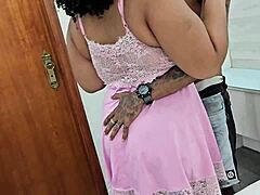 first time for chubby barbie marley in rough interracial with cum in mouth