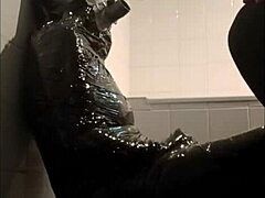 Sophie La Larve delivers intense blowjob in ultimate bondage