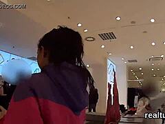 Wow! Flawless Czech Teenie Teased at Supermarket and Drilled Hard in POV!