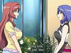 Tsutomu bangs his brother’s sexy wife Mai in uncensored hentai.
