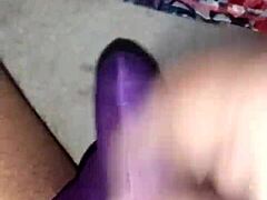 condom play with a skinny couple's intimate moment