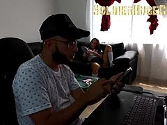 My stepdaughter's a total slut, seducing me to slam my huge cock into her tight pussy - Melany Lopez, SoldierHugeCock!
