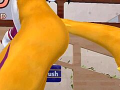 Renamon, are you ready for this steamy NSFW workout video?