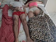 this old guy tricked the neighbor into sharing a bed!