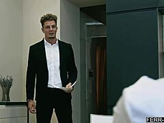 lesbian accountant explores oral fun with man first time