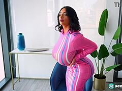 Check out Mariza Lamb teasing with big tits in PMV