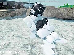 Damn! My personal cumslut and I got soaked having wild wet sex for hours!