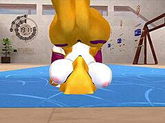 Renamon, are you ready for this steamy NSFW workout video?