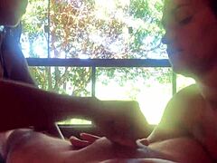 guy scores with girlfriend and her cousin in steamy fun