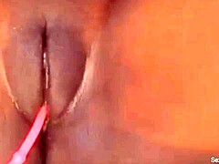 Sexystacy7, black teen girl flaunting her juicy phat pussy! 🔥